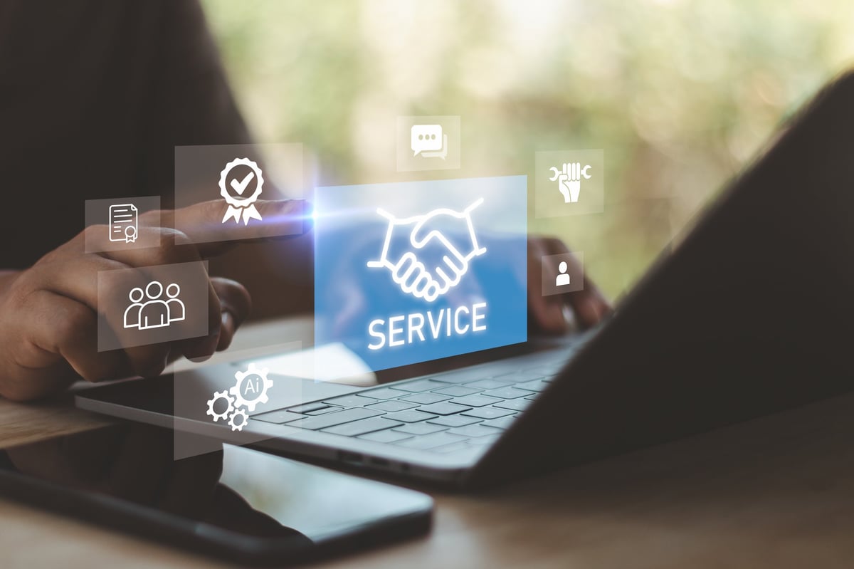 Customer support agent helping clients find the best cable and internet plans